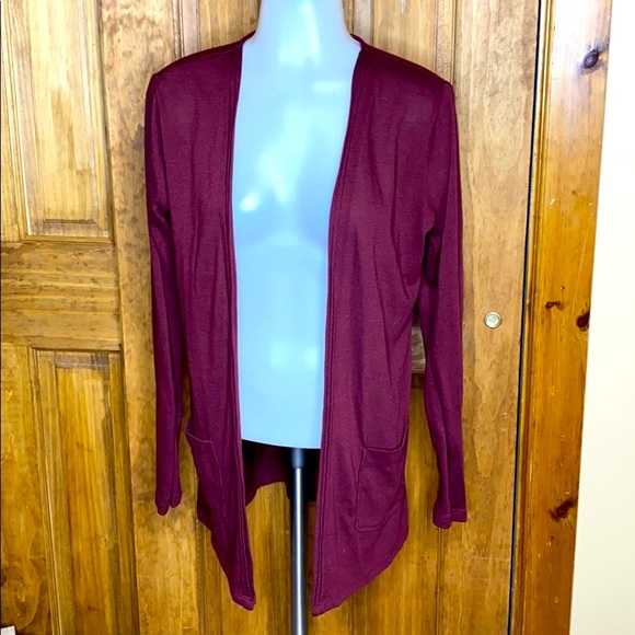Ann Taylor Sweaters - Ann Taylor Maroon Cardigan